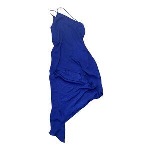 Michelle Mason Asymmetrical Dress in Blue